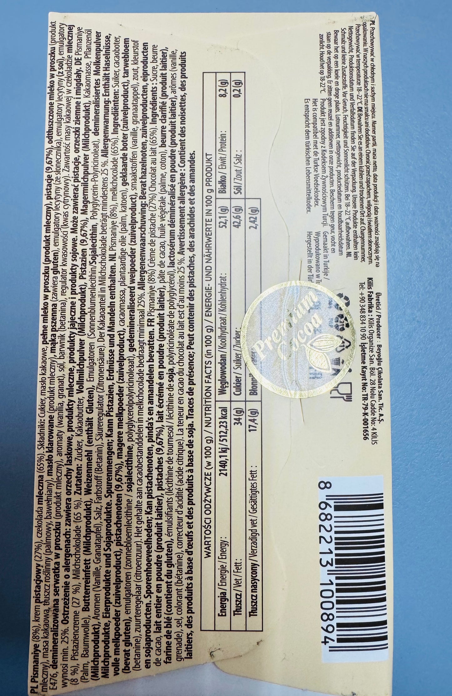 Dubai Angel Hair Milk Chocolate